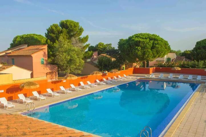 Studio Cabine Pour 4 - Piscine Аржель-сюр-Мер Экстерьер фото